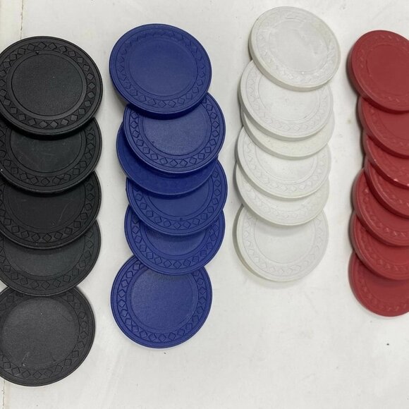 Vintage Wooden Poker Chip Carousel - Picture 6 of 8